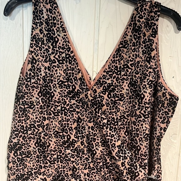 Black Tape Animal Print Jumpsuit XL Extra Large - Picture 4 of 15
